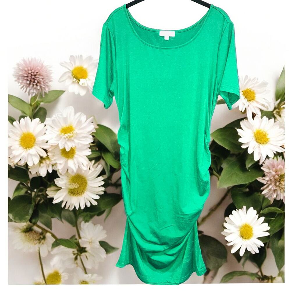 BHome Maternity Scrunched Sides Dress XL!